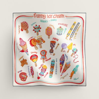 Funny Ice Cream scarf 70 | Hermès Hong Kong SAR Funny Ice Cream scarf 70 | Hermès Hong Kong SAR